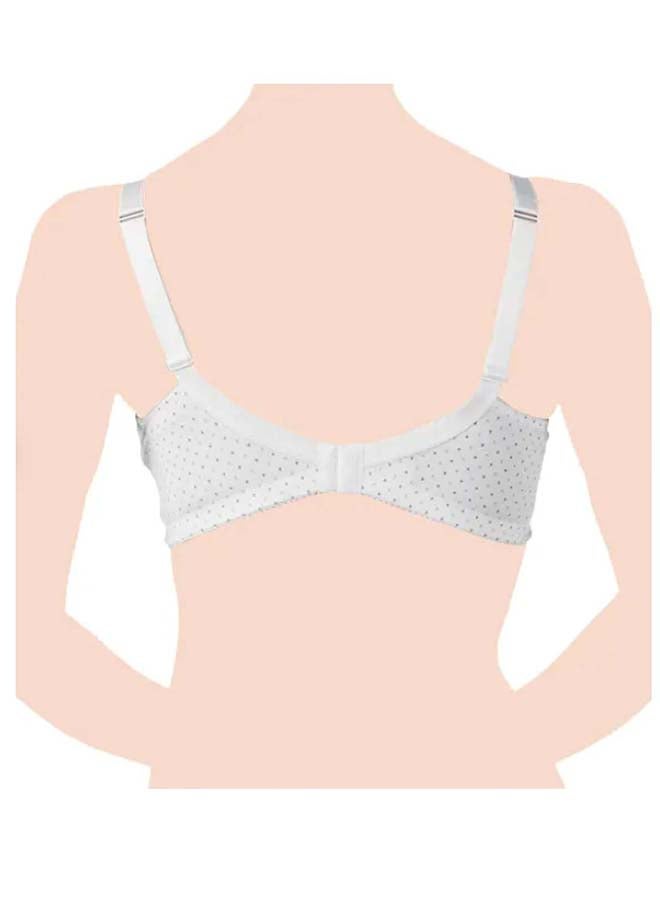 Microfibre Nursing Bra 5C, White