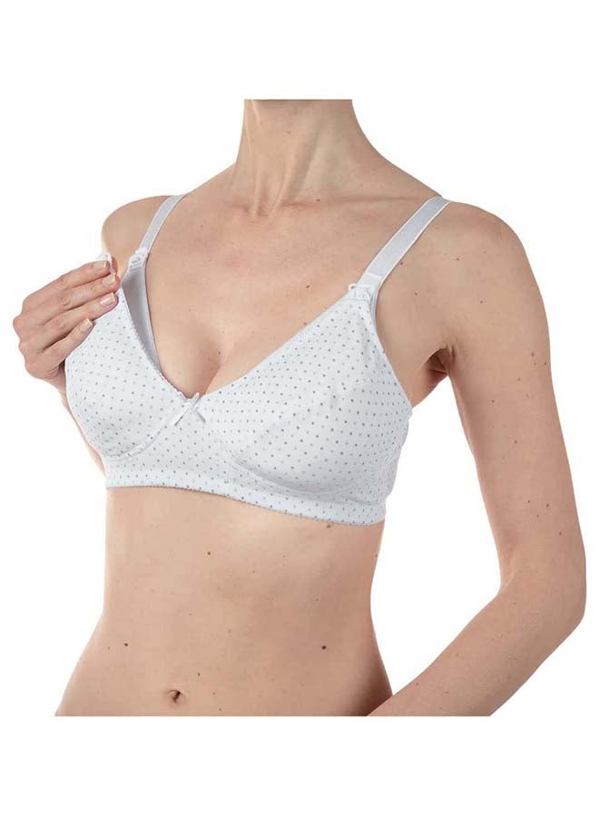 Microfibre Nursing Bra 5C, White