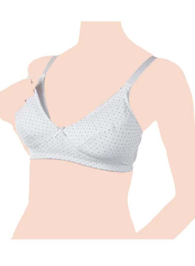 Microfibre Nursing Bra 5C, White