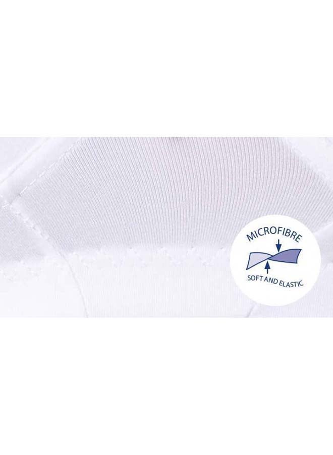 Microfibre Nursing Bra 6D, White