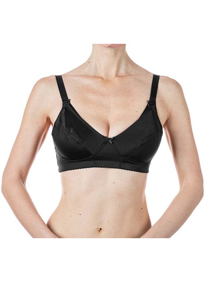 Microfibre Nursing Bra 4C, Black