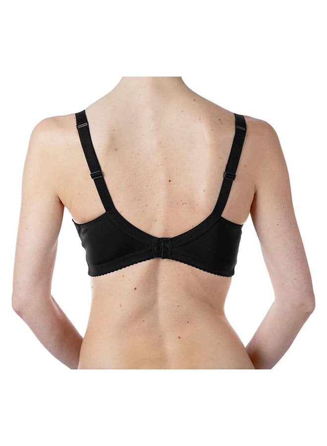 Microfibre Nursing Bra 4C, Black