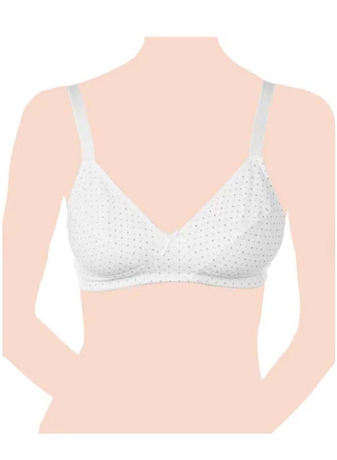 Microfiber Pregnancy Bra 4C, White