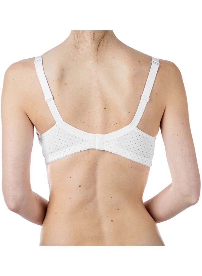 Microfiber Pregnancy Bra 4C, White