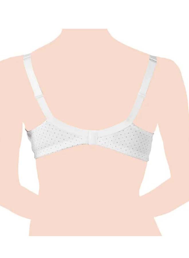 Microfiber Pregnancy Bra 4C, White