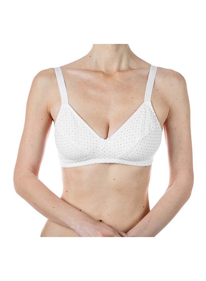 Microfiber Pregnancy Bra 4C, White