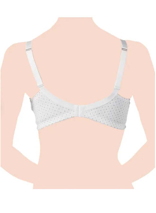 Microfibre Nursing Bra 4C, White