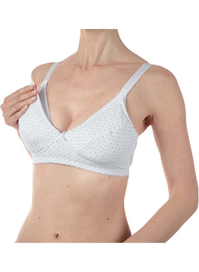 Microfibre Nursing Bra 4C, White