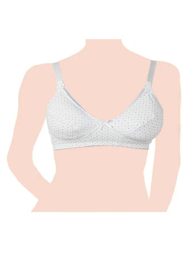 Microfibre Nursing Bra 4C, White