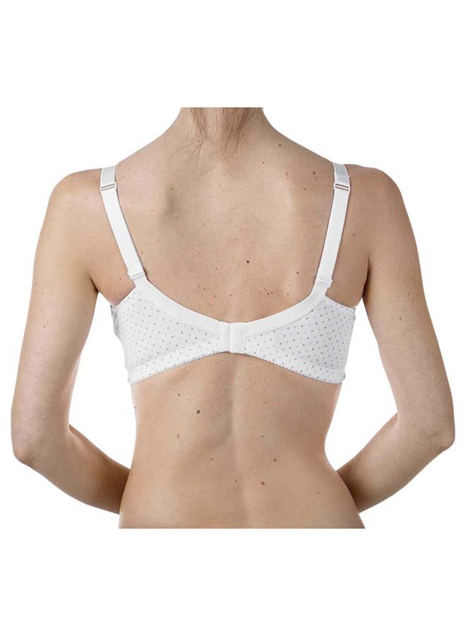 Microfibre Nursing Bra 6C, White