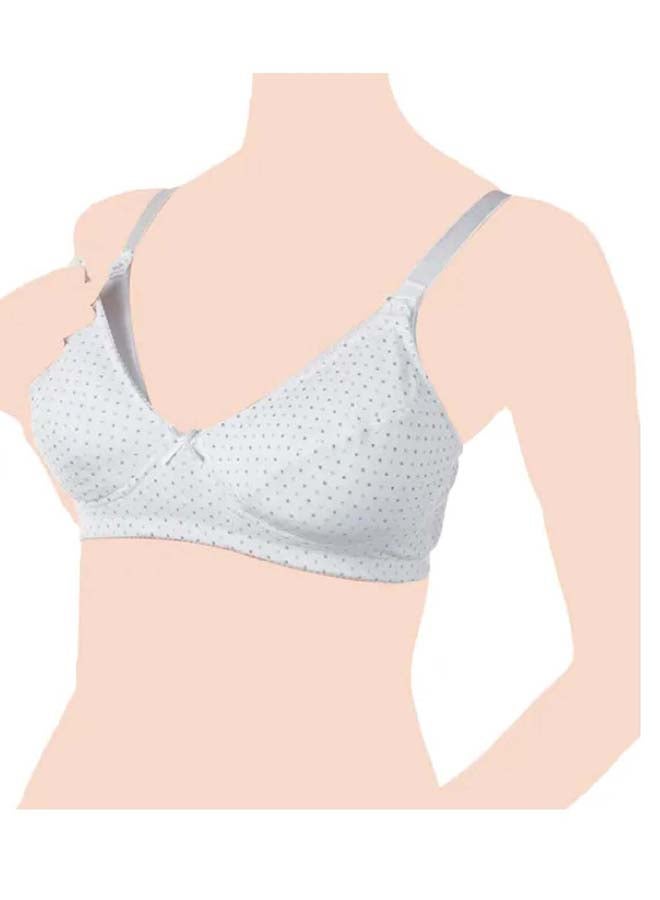 Microfibre Nursing Bra 6C, White