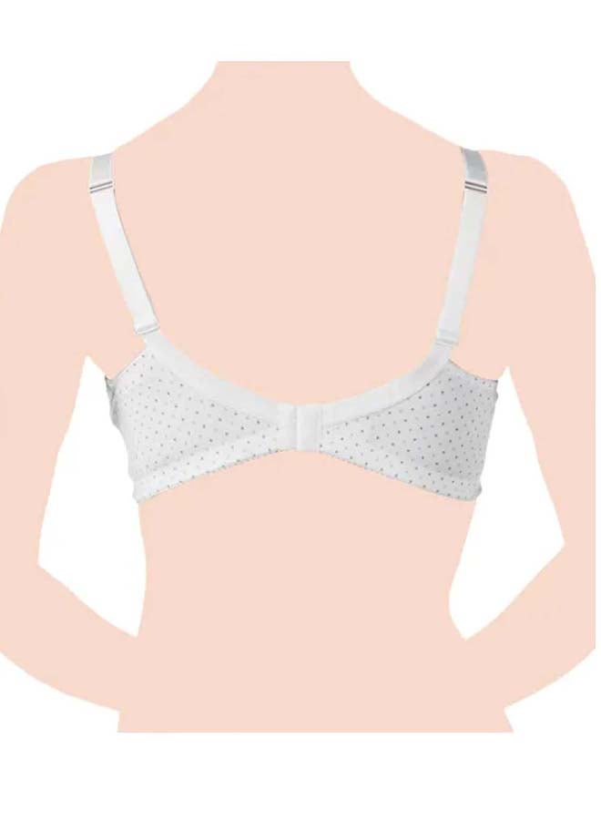 Microfibre Nursing Bra 6C, White