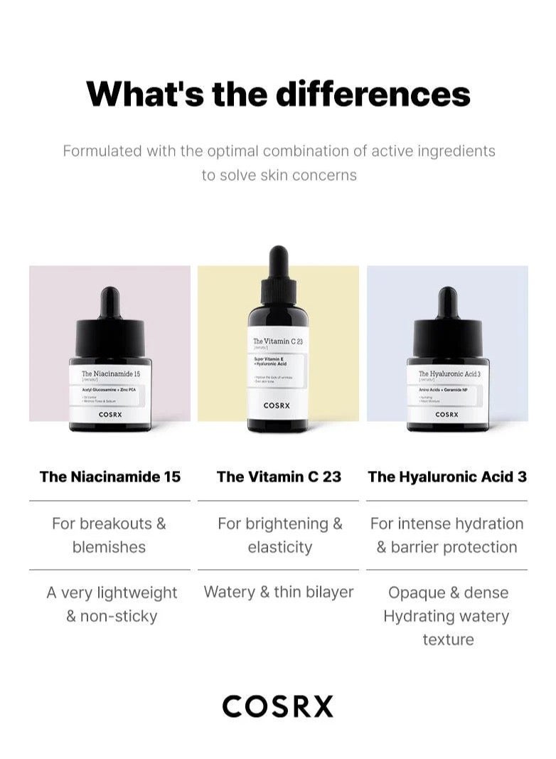 Hyaluronic Acid 3 Serum - Advanced Hydration Booster for Dewy, Radiant Skin - High Potency Formula Infused with 3% Hyaluronic Acid 20ml