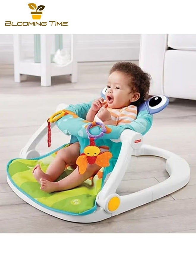 Frog design baby foldable floor seat