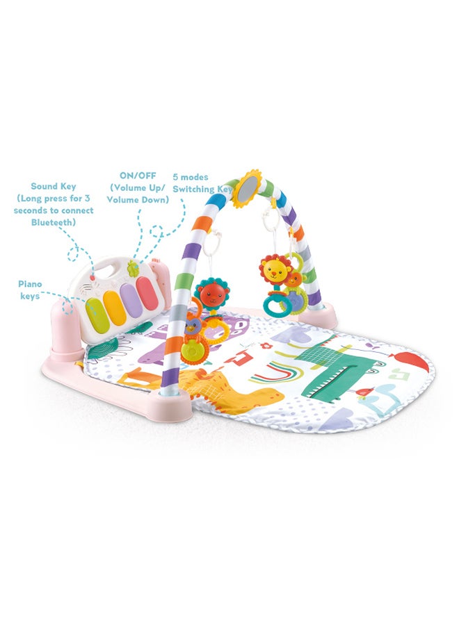 Baby Play Mat Activity Gym With Bluetooth With Musical Features And Hanging Toys