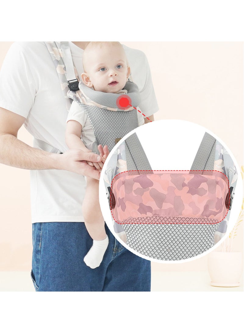 Baby Carrier, Lightweight Breathable Baby Carrier,  4-in-1 Infant Carrier, Convertible Front and Back Child Carrier Backpack, Multi-Function for Newborn Toddler 0 to 36 Months