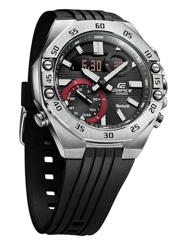 Edifice Analog-Digital Rubber Strap Men's Watch ECB-10P-1A