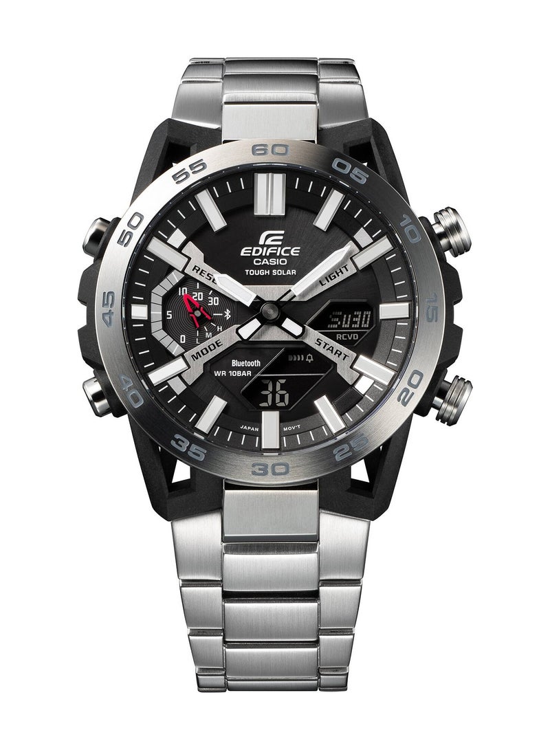 Edifice Analog-Digital Stainless Steel Men's Watch ECB-2000D-1A