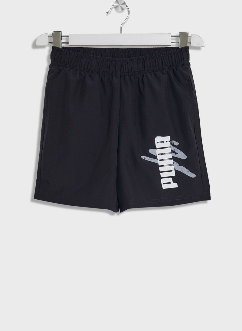 Kids Essential Logo Lab Woven Shorts