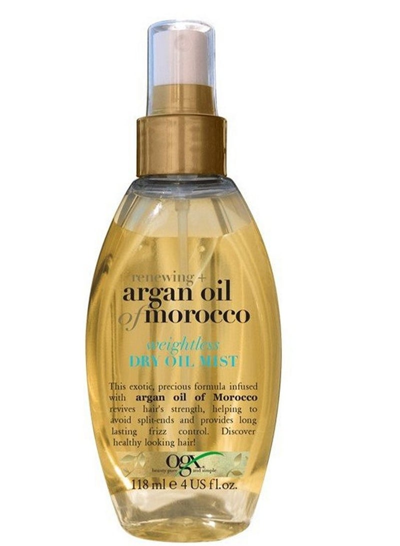 Renewing + Argan Oil Of Morocco Weightless Dry Oil Mist 118 ML