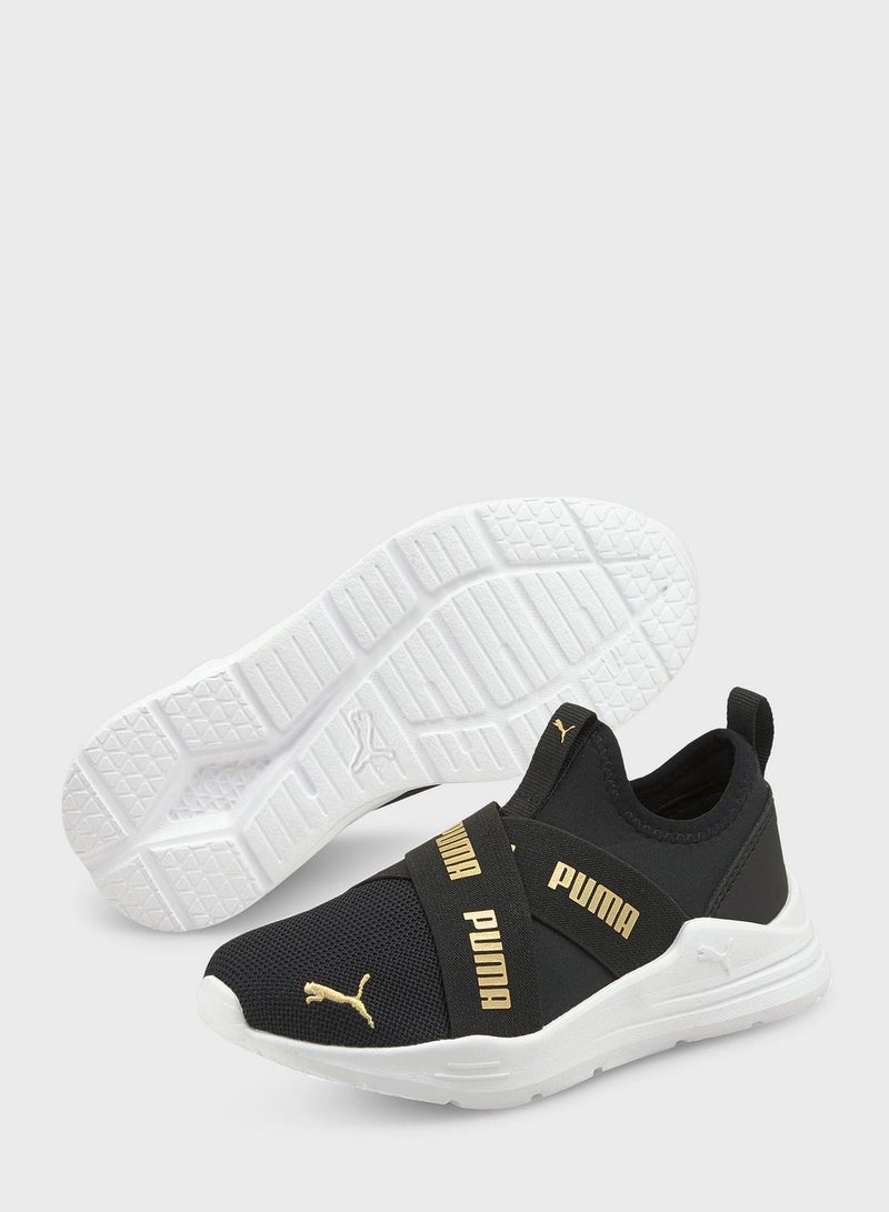 Kids Wired Run Slip On Flash Ps