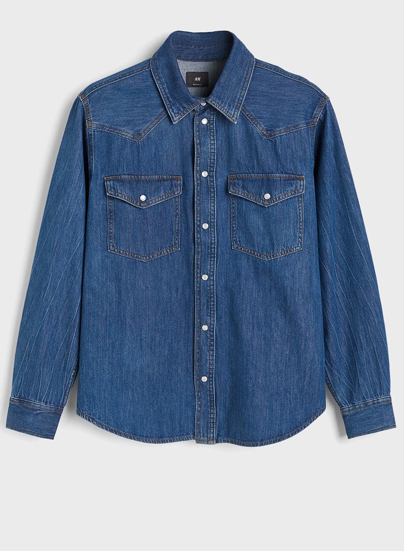 Regular Fit Denim Shirt