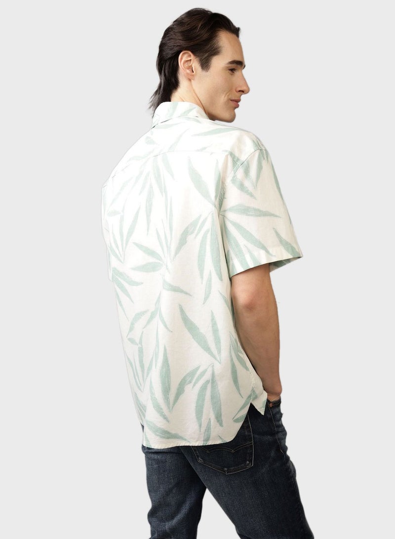 Printed Short Sleeve Shirt