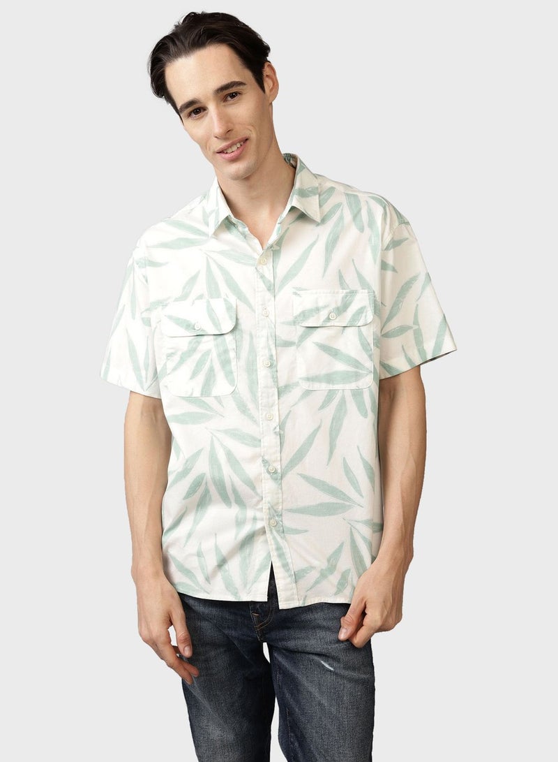 Printed Short Sleeve Shirt