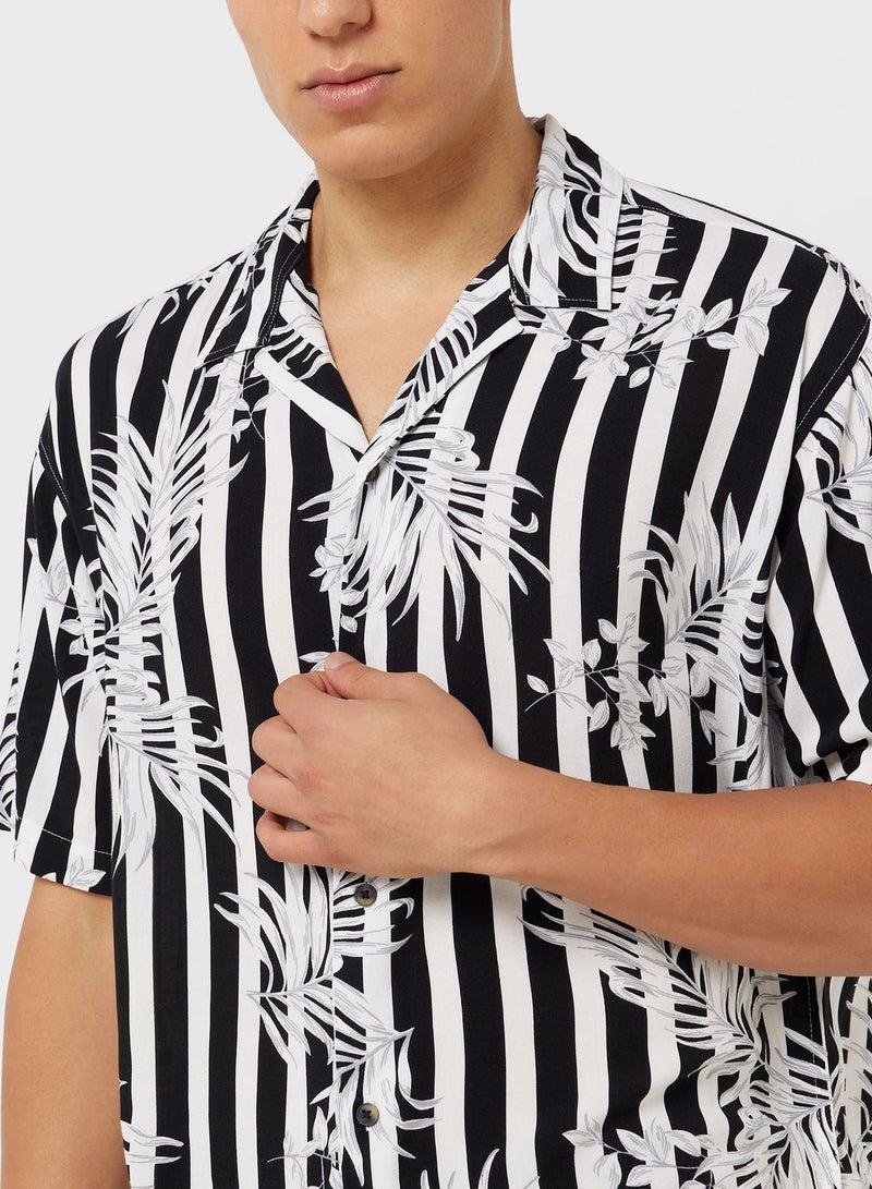 All Over Printed Regular Fit Shirt