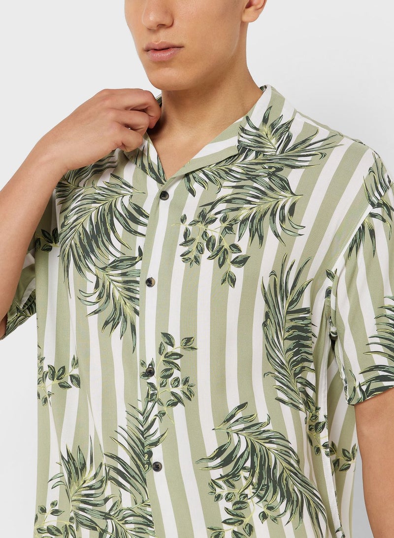 All Over Printed Regular Fit Shirt