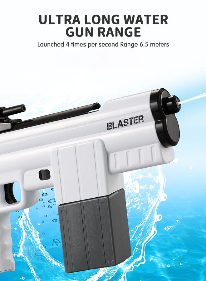 Electric Water Gun, Automatic Water Squirt Guns with 375CC High Capacity, 22 FT Range Water Blaster Toys, Water Soaker Gun Toy for Summer Swimming Pool Party Beach Outdoor Activity