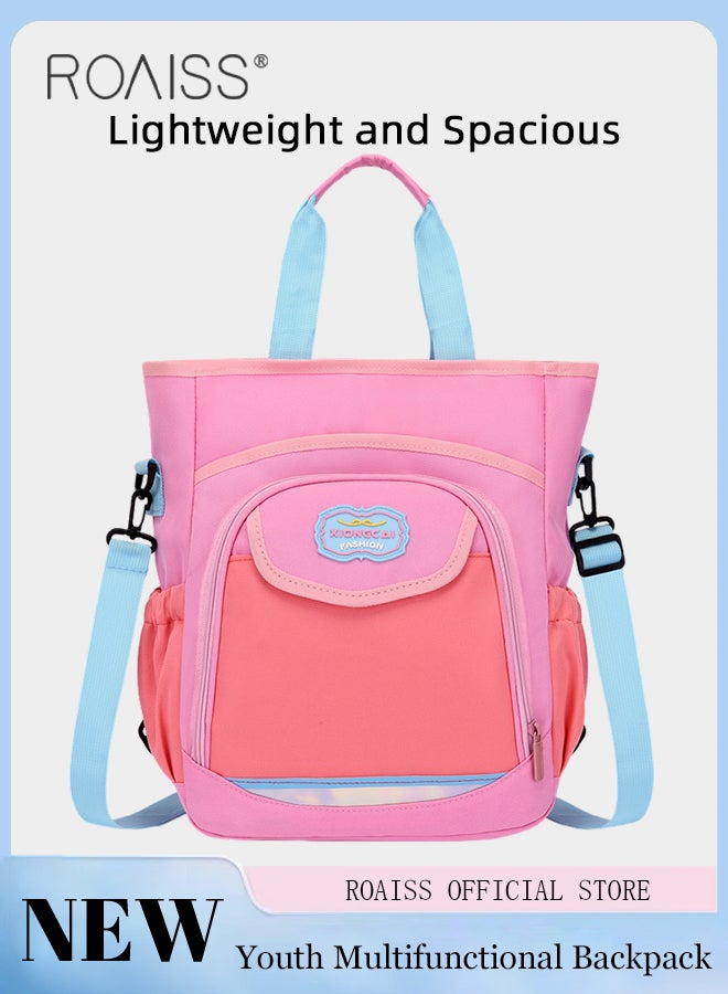 Lightweight Spacious Backpack for Students Kids Everyday Casual Tote with Child-Friendly Design Stylish Convenient Organizer Paper Document Storage Bag for School Supplies File Bags