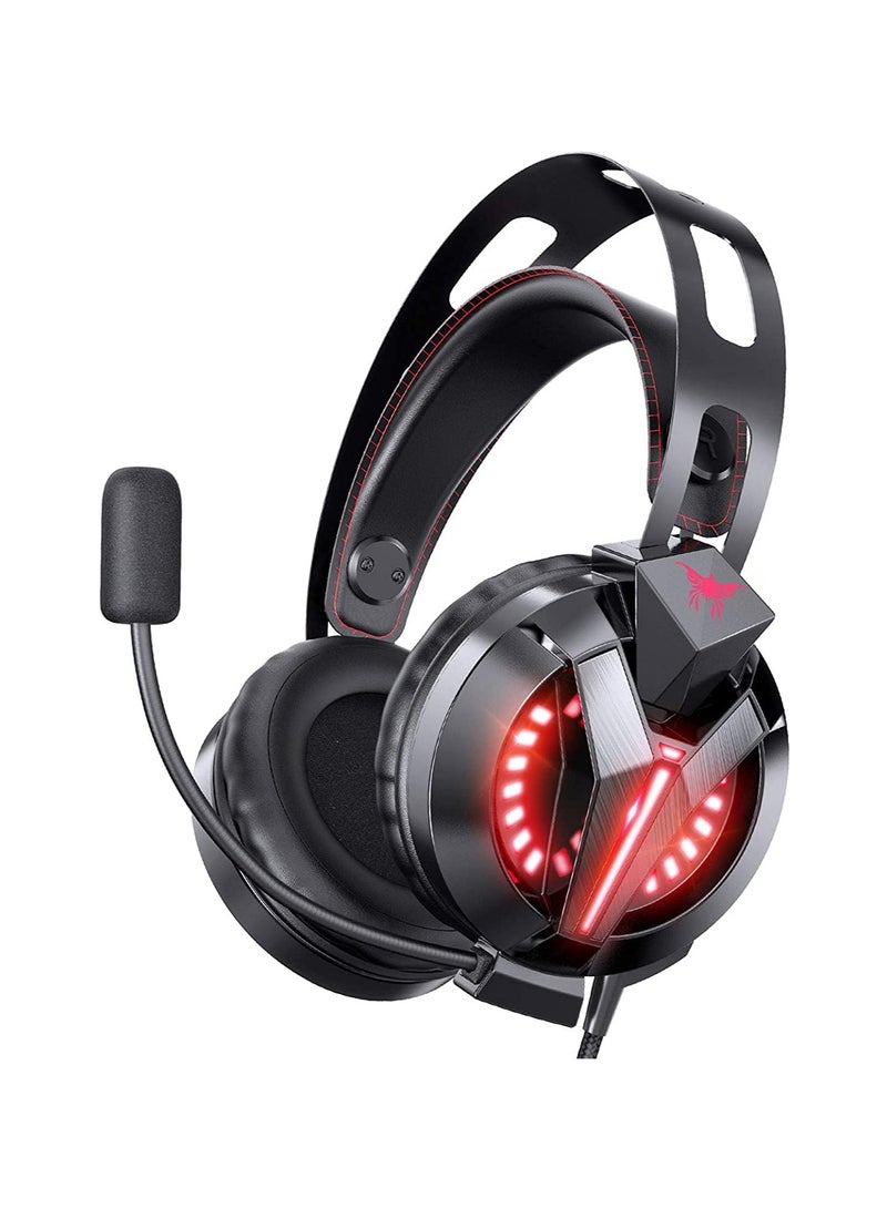 Combatwing M180 Pro Gaming Headset Over Ear Stereo Bass Gaming Headphone With Noise Isolation Microphone