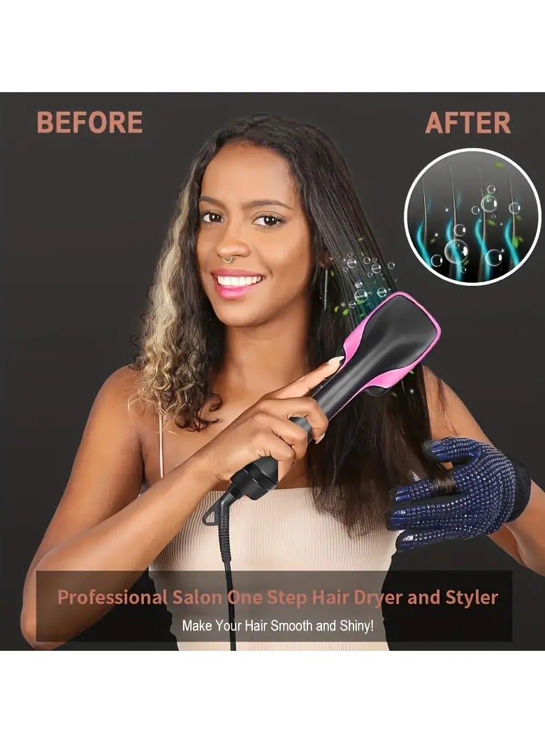 One Step Hair Dryer Brush All In One Hair Styler Volumizer Wet And Dry Dual-use Hairdressing Brush