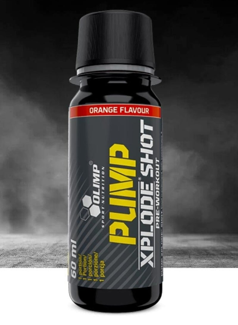 Pump Xplode Shot Pre Workout 20 Pcs x 60 Ml Orange