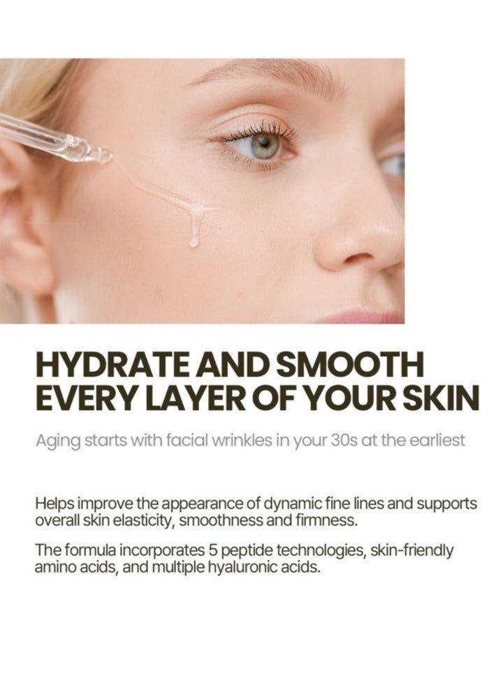 Dejuvent Peptides Serum Hydration Full Face Liquid Type Peptides Serum for Skin Hydration and Moisturization, Made in South Korea