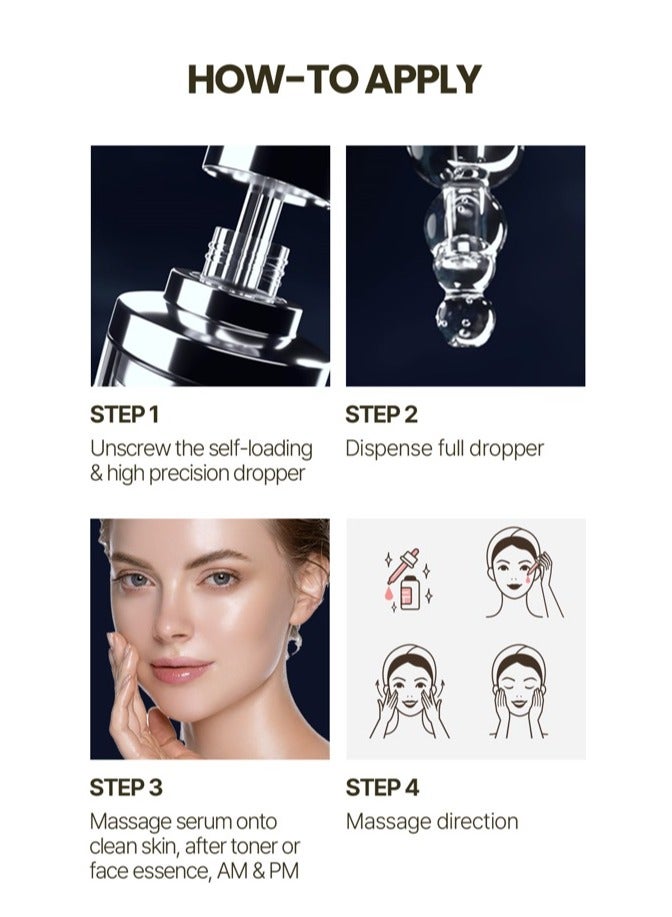 Dejuvent Peptides Serum Hydration Full Face Liquid Type Peptides Serum for Skin Hydration and Moisturization, Made in South Korea