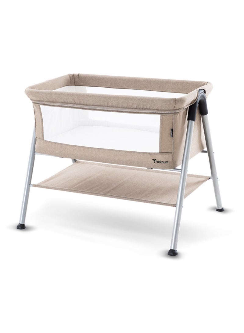 Teknum SLEEPZEN 2 Bedside Crib Bassinet - Ivory