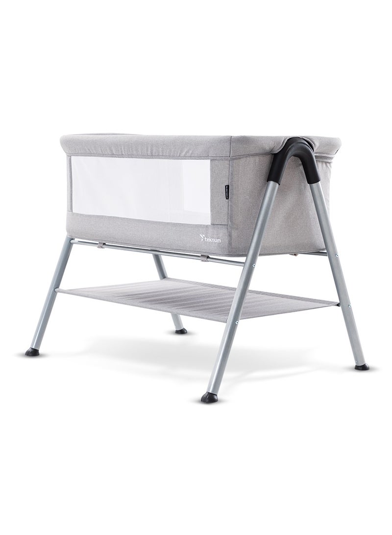 Teknum SLEEPZEN 2 Bedside Crib Bassinet - Grey