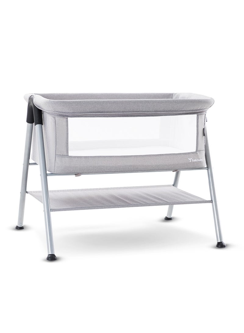 Teknum SLEEPZEN 2 Bedside Crib Bassinet - Grey