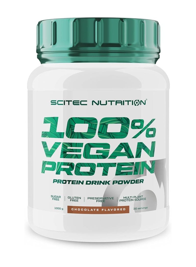 Scitec Nutrition 100% Vegan Protein 1 kg Chocolate Flavor