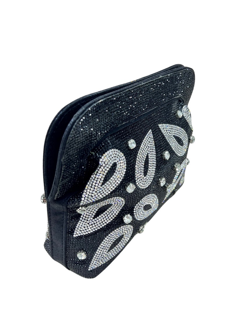Beaded Rhinestone Clutch