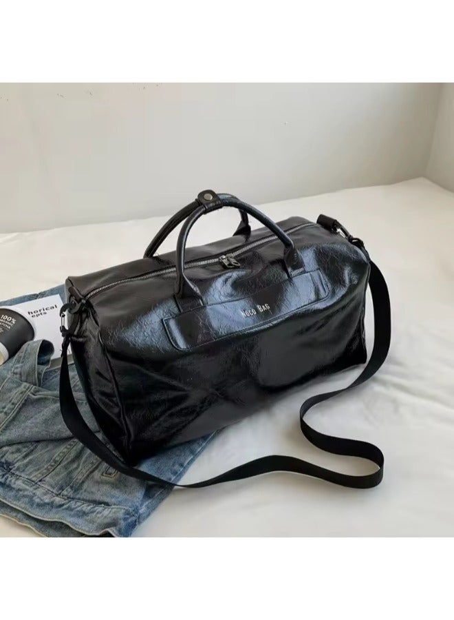 Large Capacity Portable Travel Cash Bag Luggage Bag Commercial Travel Bag Luxury Travel Bag PU Travel Bag Unisex Gym Bag Storage And Boarding Bag Rup Art