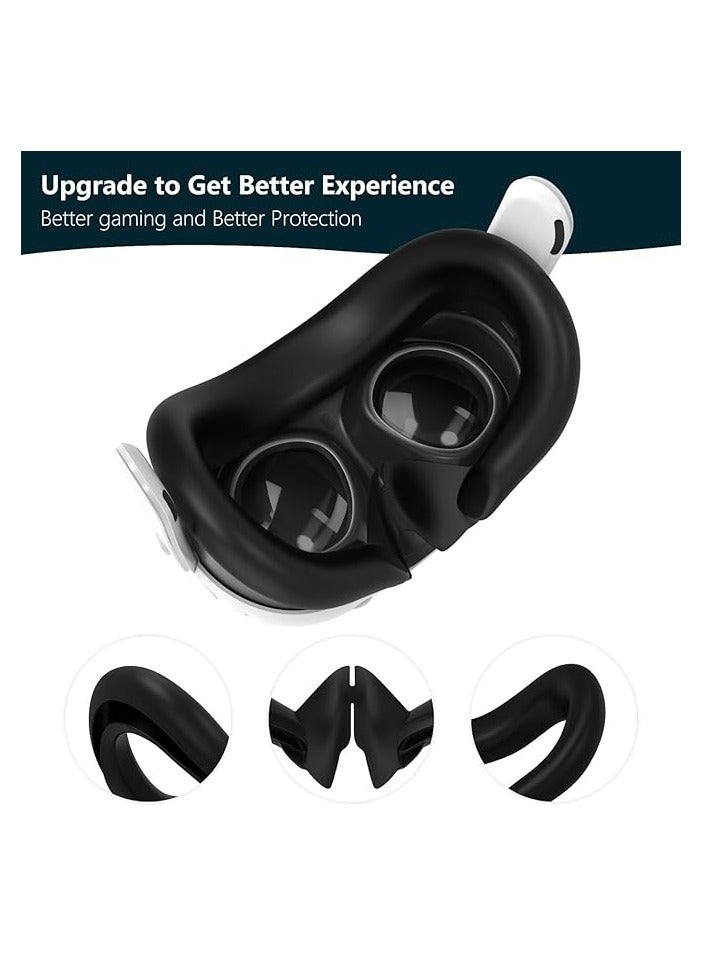 XICEN VR Face Cover for Quest 3 Headset, Face Pad Face Cushion Compatible with Meta Oculus Quest 3 Face Cover Skin Accessories