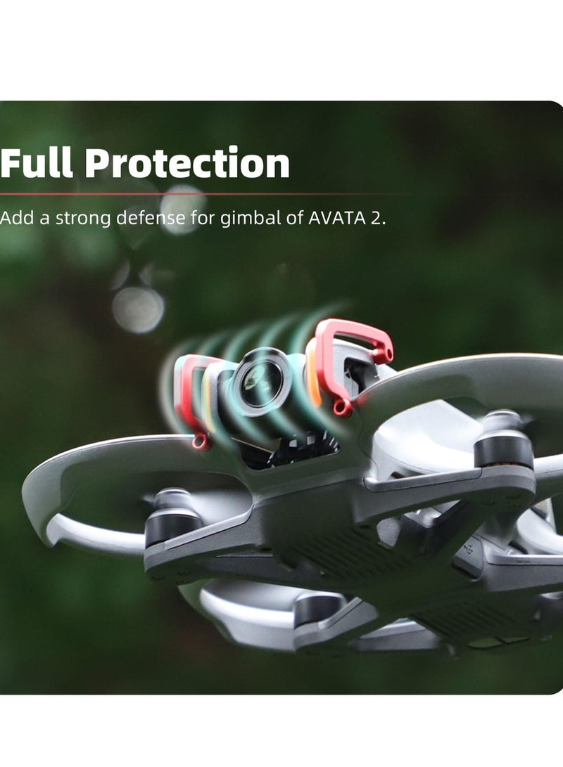 Gimbal Bumper Guard for Avata 2 Drone, Aluminum Alloy PTZ Protect Bar, Anti-Collision Camera Protector, Enhanced Lens Safety, Robust Construction, Ideal for Avata 2 Drone Accessories