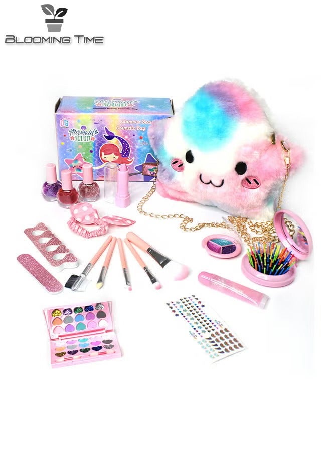 Girl Makeup Toy Set, Nail Polish,Lipstick, Eye Shadow