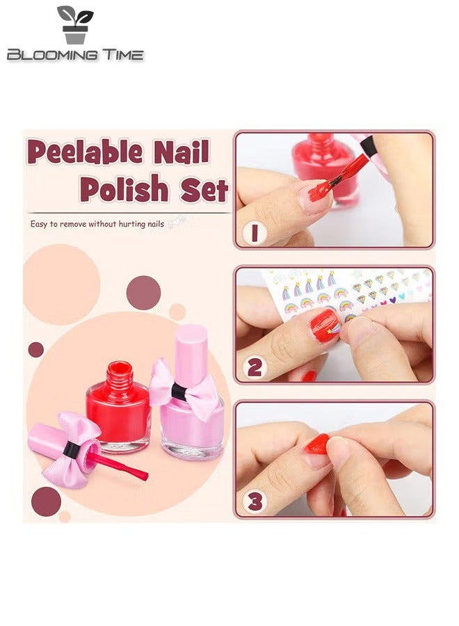 Girl Makeup Toy Set, Nail Polish,Lipstick, Eye Shadow