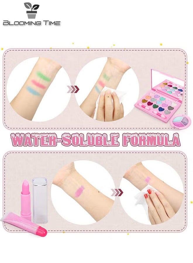 Girl Makeup Toy Set, Nail Polish,Lipstick, Eye Shadow
