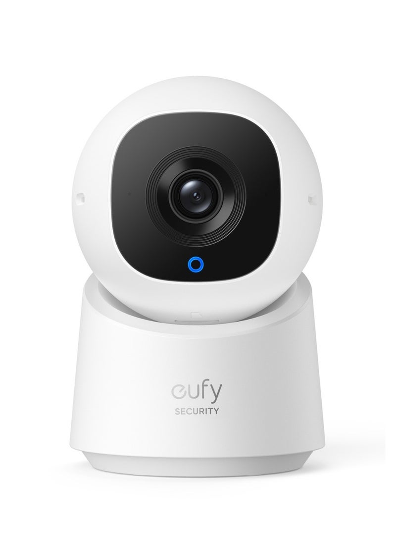 eufy Security Indoor Cam C220, 2K Resolution Security Camera with 360° PTZ, Plug-in Security Indoor Camera with 2.4G Wi-Fi, Human/Motion AI, Night Vision, AI Tracking, HomeBase S380 Compatible