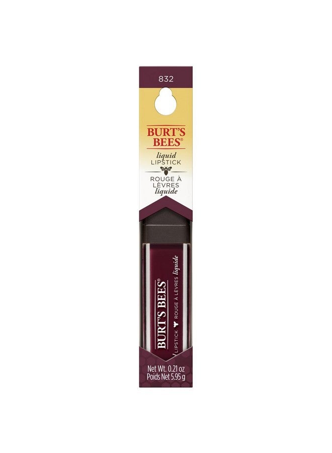 100% Natural Glossy Liquid Lipstick Mauve Meadow 1 Tube